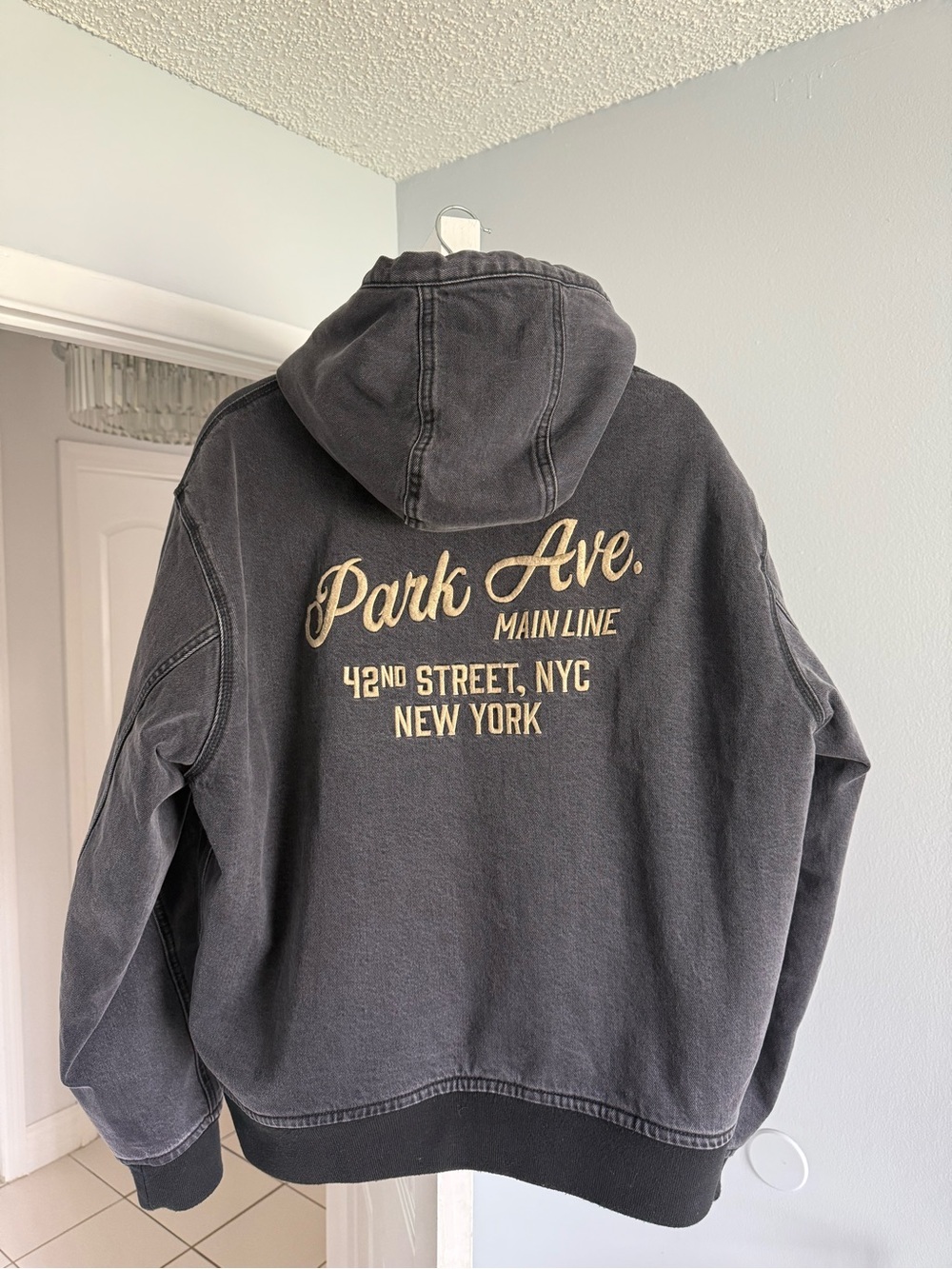Abercrombie & Fitch Work Hooded Jacket Fade Gray